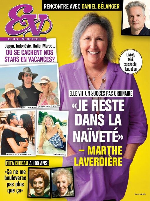 Image de couverture pour Échos Vedettes